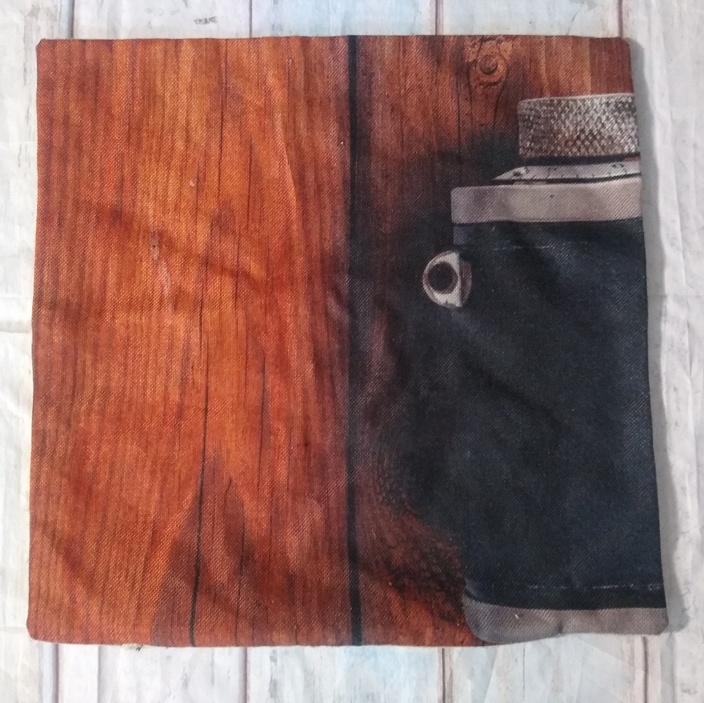 Half Camera Print pillow case